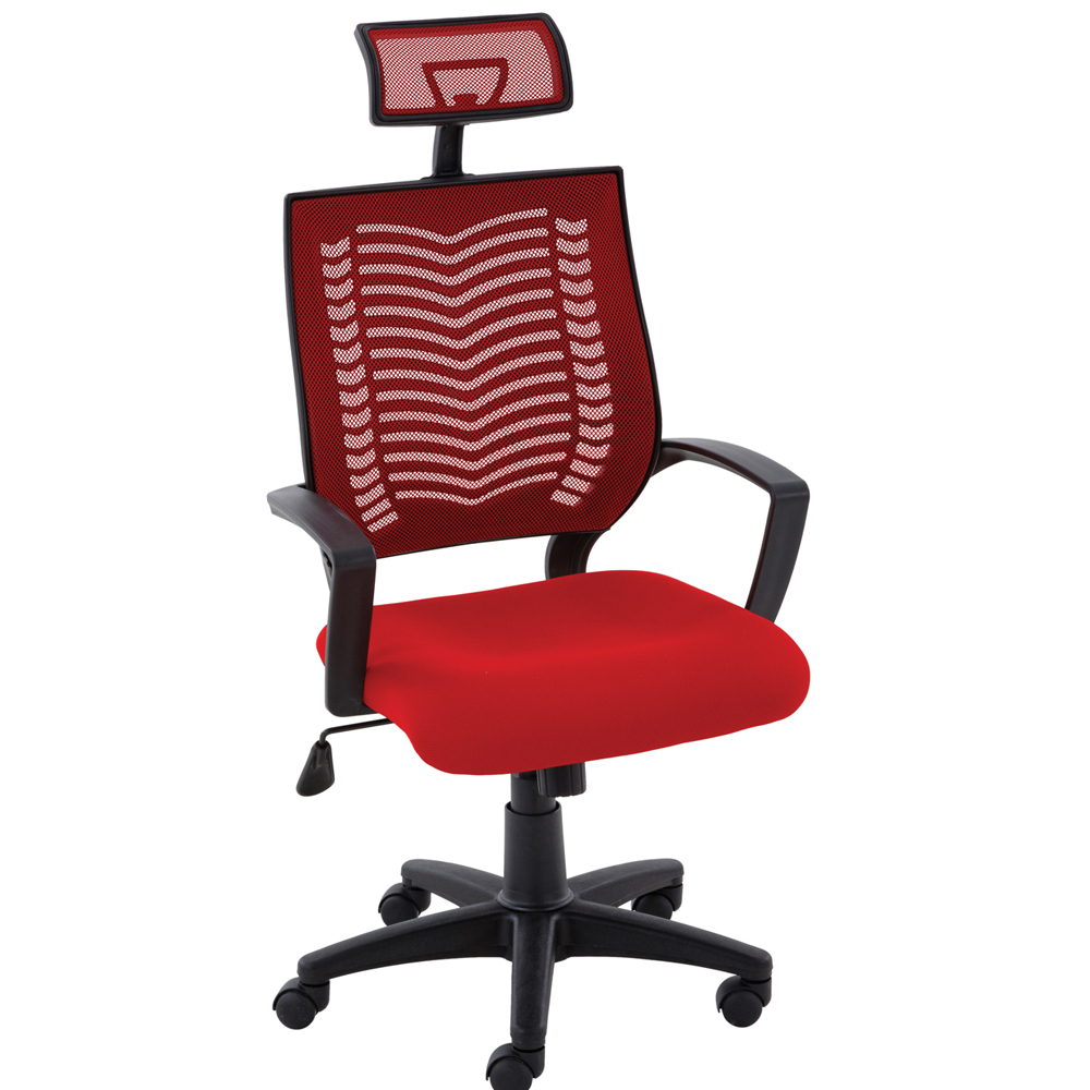 Gökçe Şef Başlıklı Müdür Koltuğu Kırmızı